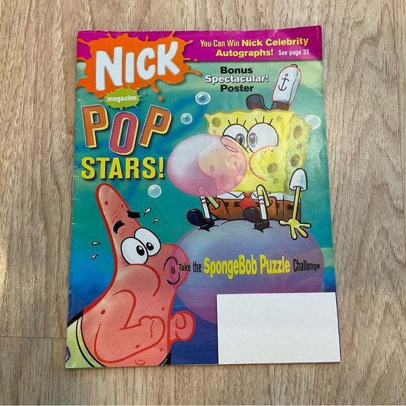 Nick Magazine March 2009 SpongeBob Spectacular Poster - Picture 1 of 12